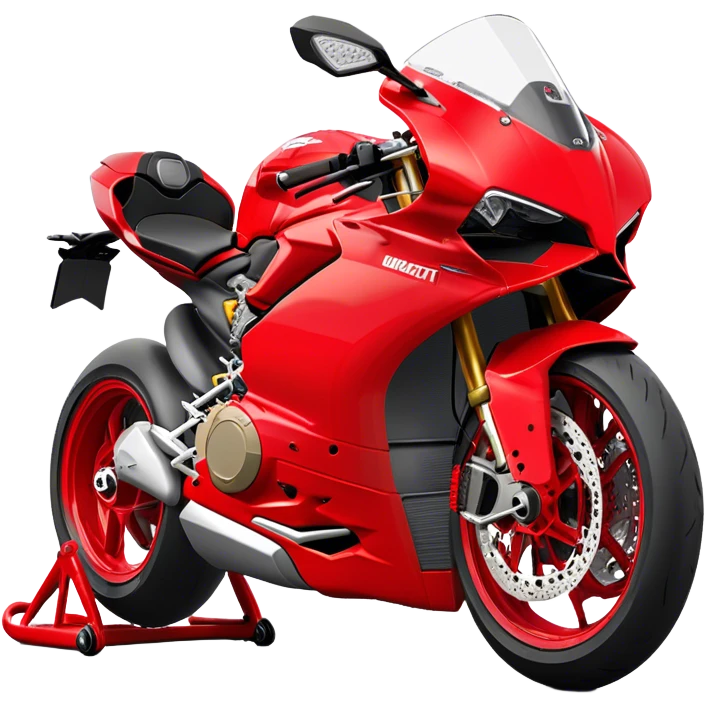 Ducati Panigale (Sportbike) - Ducati Panigale V4 (Model Year: 2022) (Iconic colour: Red) emoji