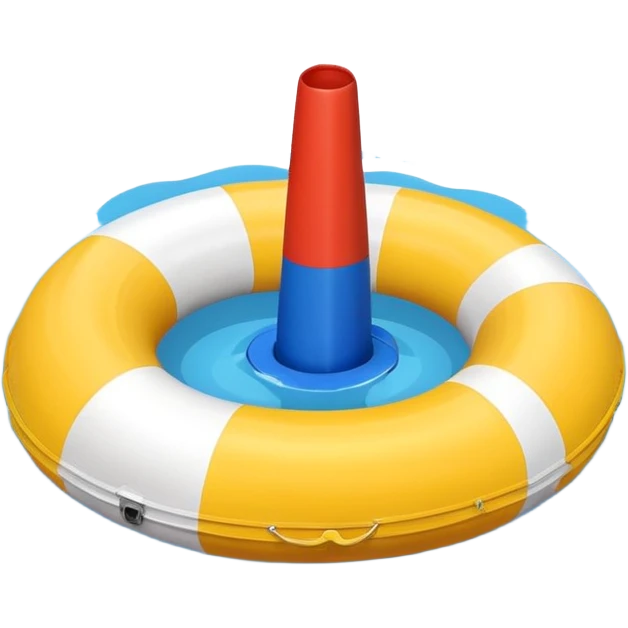 colorful pool blue buoy emoji