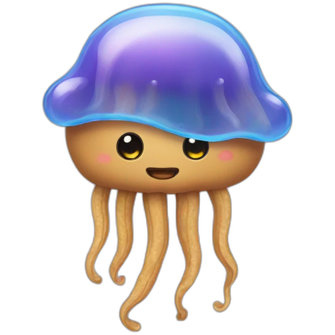 Peanut butter cute jellyfish mad emoji