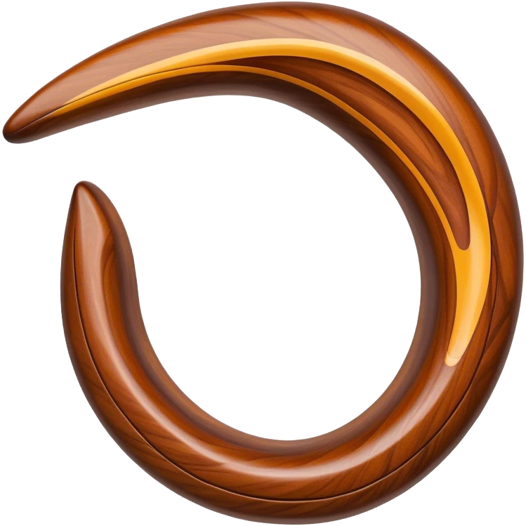 Cinematic Realistic image of a classic boomerang, rendered with detailed wood grain textures and vibrant colors, set against a sunlit outback landscape that emphasizes its iconic Australian heritage emoji