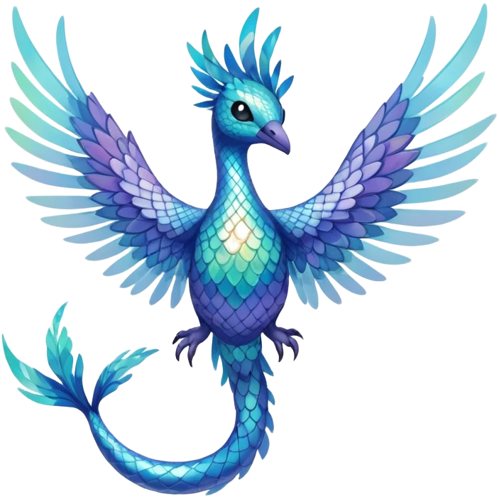 Elemental Flying-type-Water-type natural Pokémon-Fakémon-creature emoji