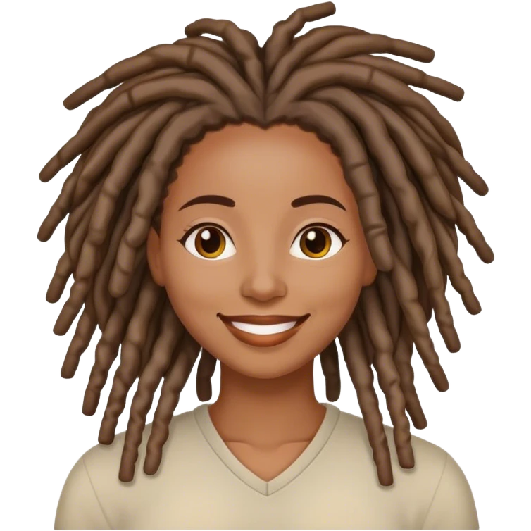Black woman with locs good morning  emoji
