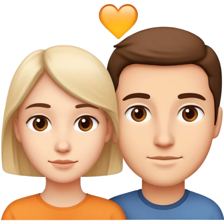 Two people gradually moving closer, showing progression of trust building emoji