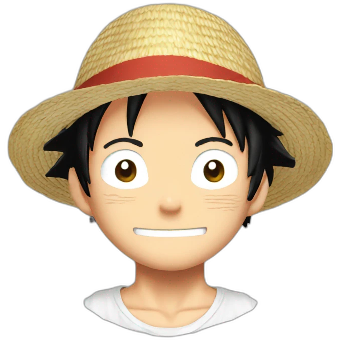 luffy one piece emoji