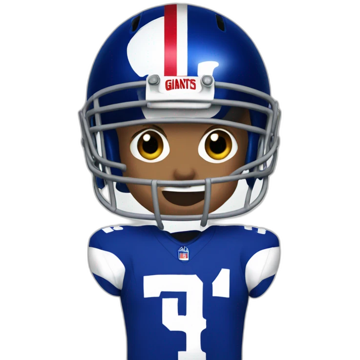 New York giants logo emoji