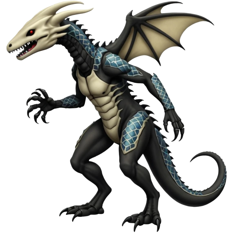  Venom-Marowak-Salandit-Xenomorph-hybrid-fantasy-creature (full body) with patterns emoji