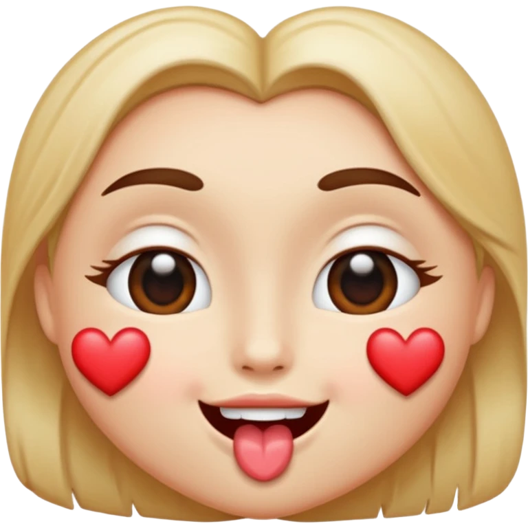 A kiss face with a heart  emoji