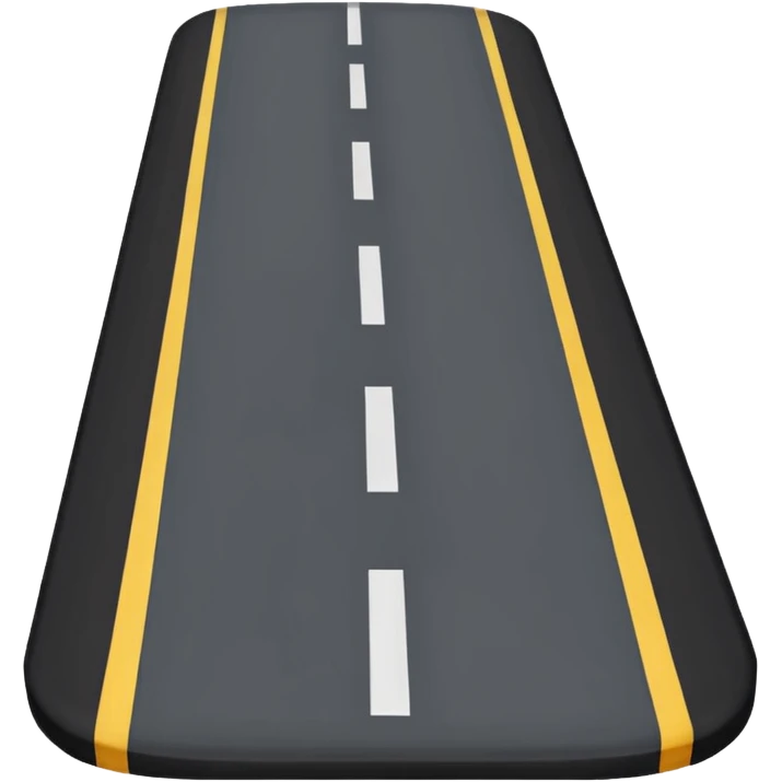 CARRETERA sin cuadro con vista de lado izquierdo  emoji