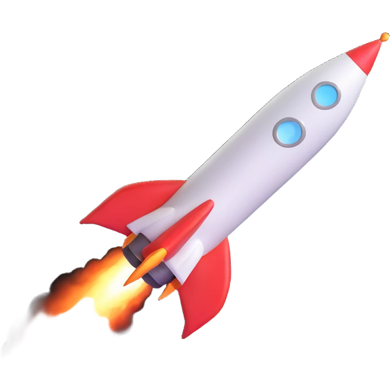 Rocket Colour full emoji