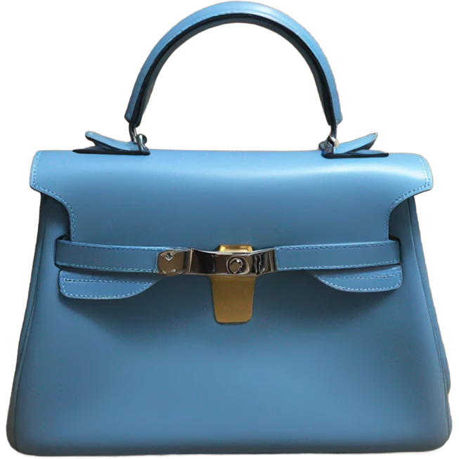 Hermes blue bag emoji