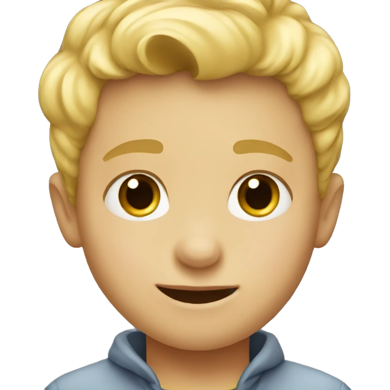 Little blonde boy emoji