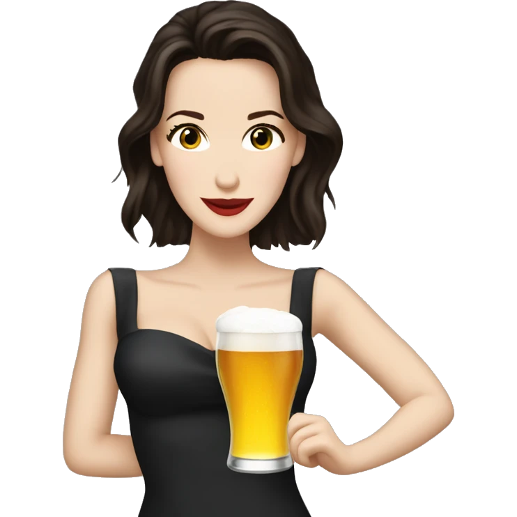 Natalia Oreiro drink beer emoji