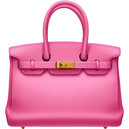 Pink Birkin bag emoji