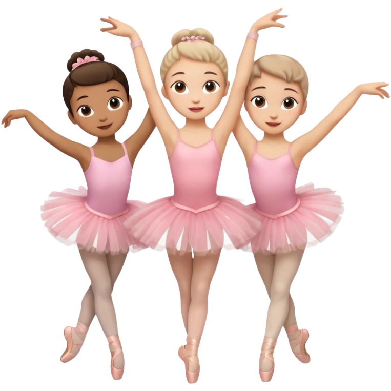 Triplets dancing emoji