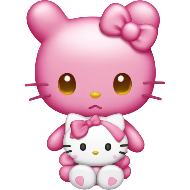 My melody hello kitty emoji emoji