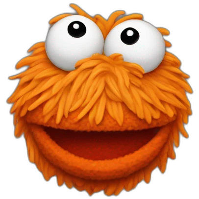 Orange muppet emoji