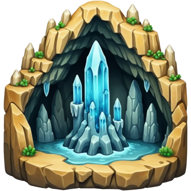Stalactite in nature emoji