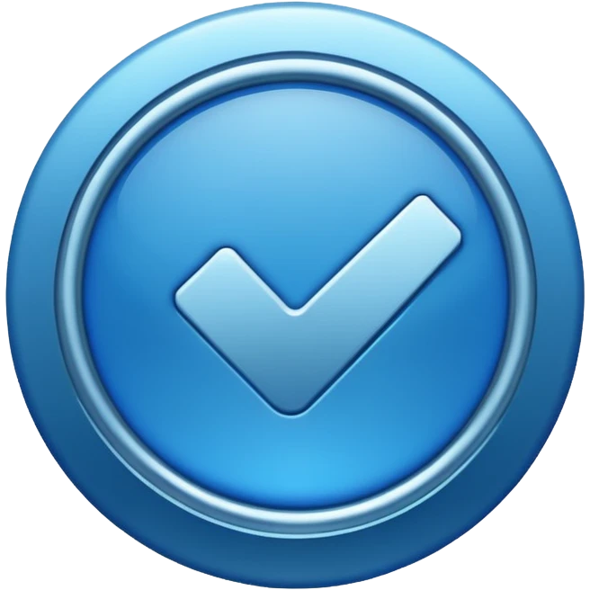 Instagram blue verified tick emoji
