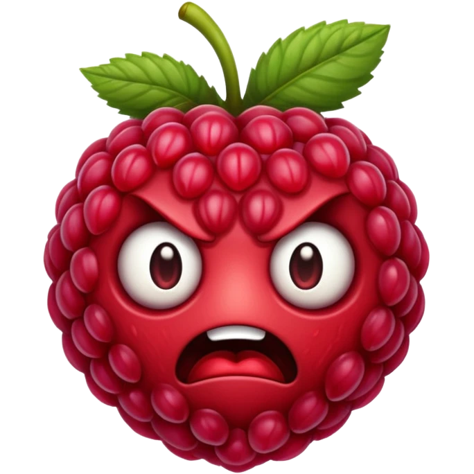 angry ugly raspberry emoji