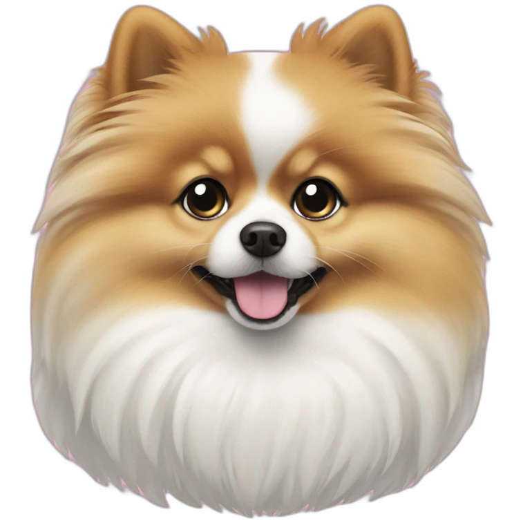 Pomerania blanco emoji