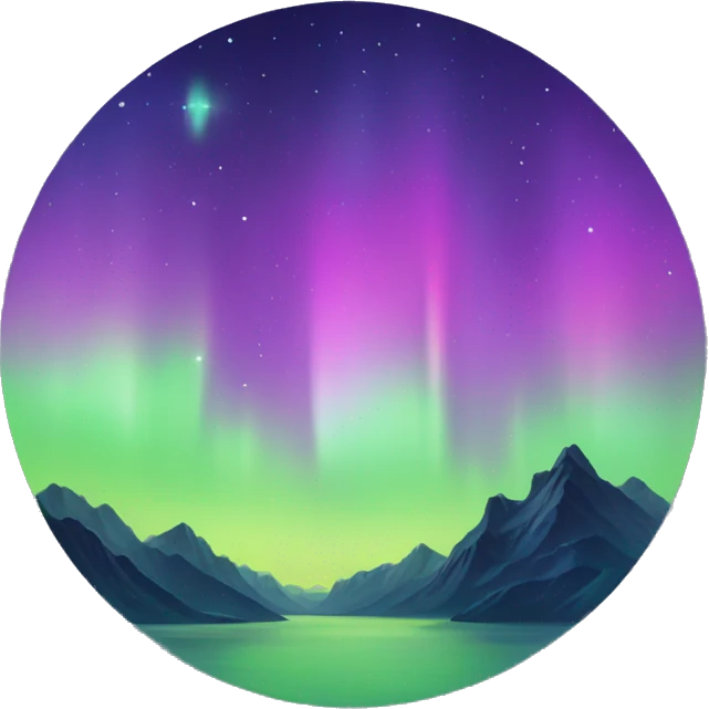 Aurora borealis emoji
