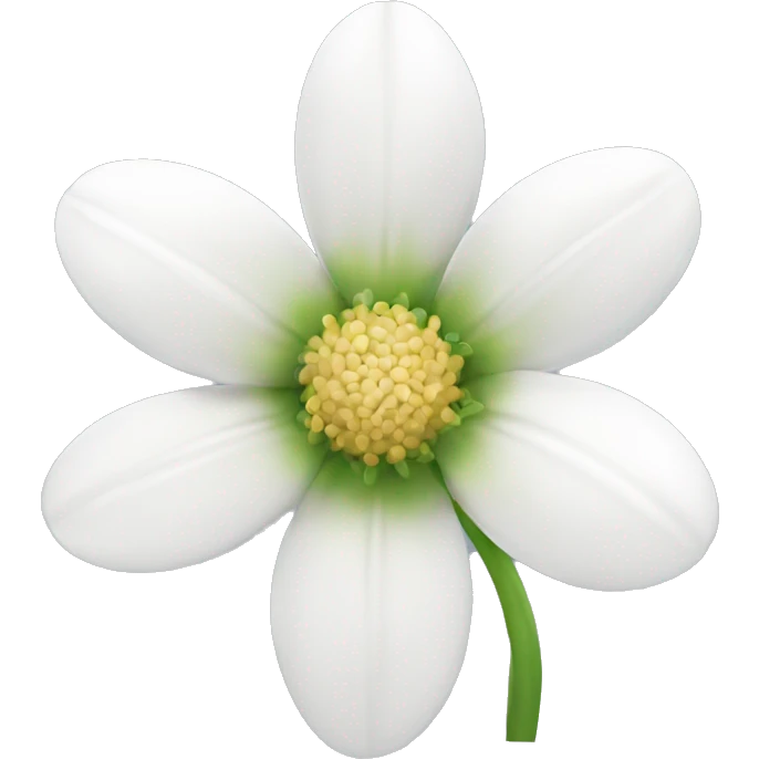 White flower  emoji