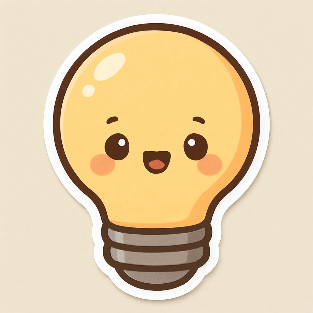 bulb emoji