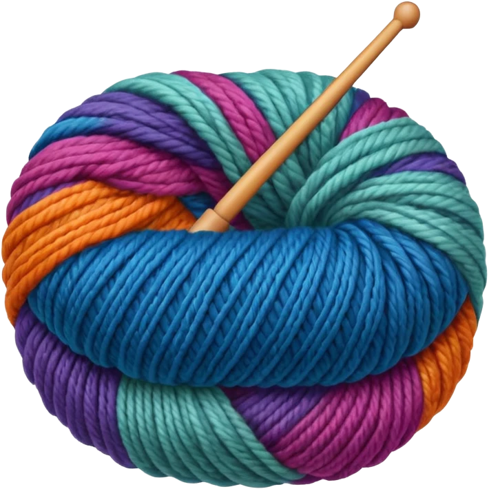 Knitting emoji