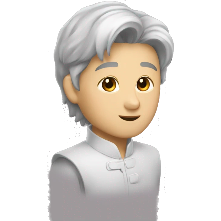 노트북 안경 쓴 직장인 emoji