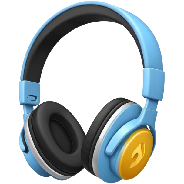 Headphones brown or white emoji