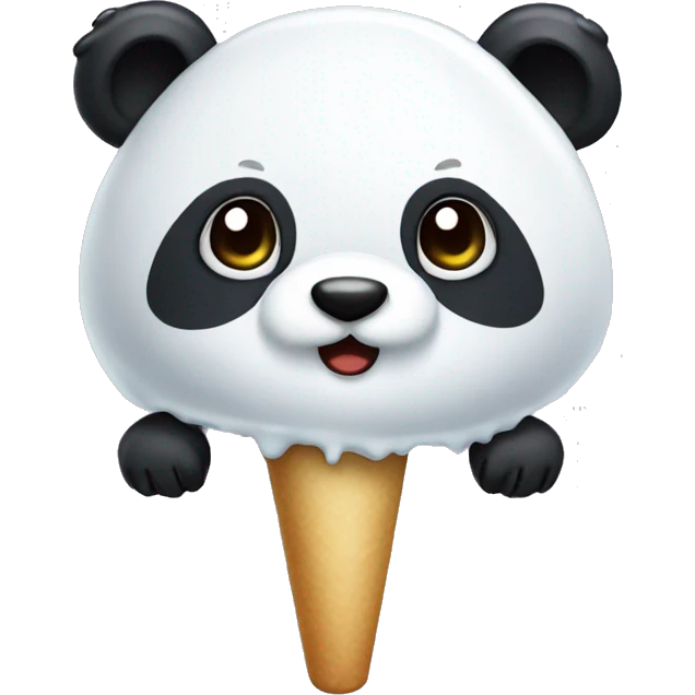 Panda icecram emoji
