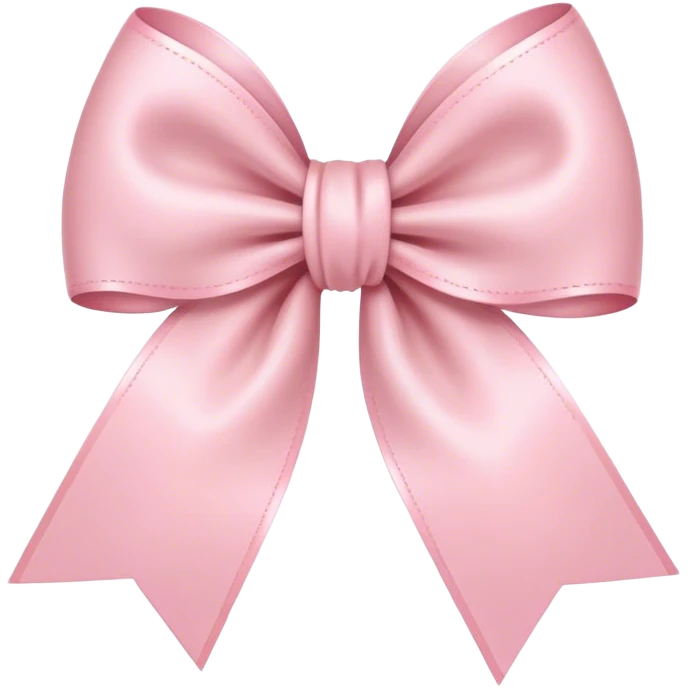 light pink bow on light pink bow emoji