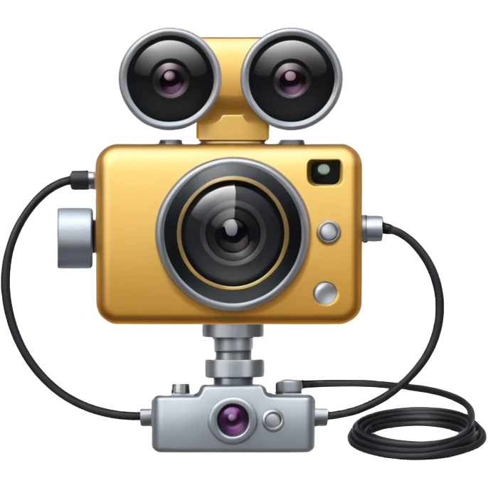 a sensor with a camera and a wire and a sensor for tracking emoji
