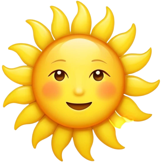 Sun emoji