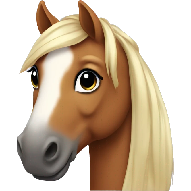 Flirty horse emoji