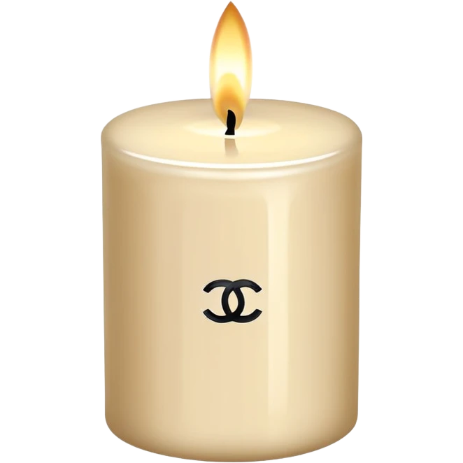 beige chanel candle  emoji