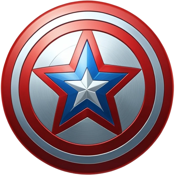 Captain america sheild emoji