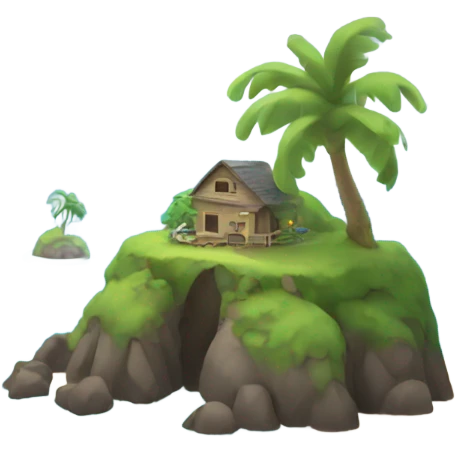 Small island emoji