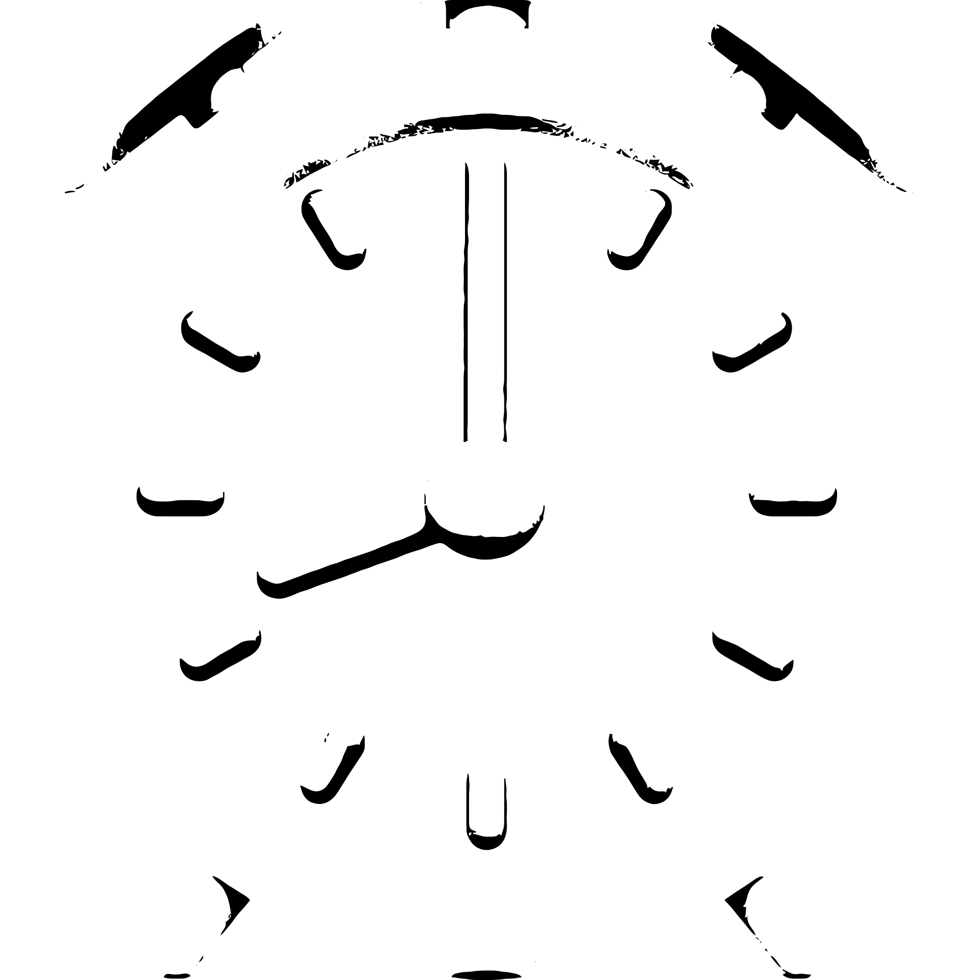Simple clock icon emoji