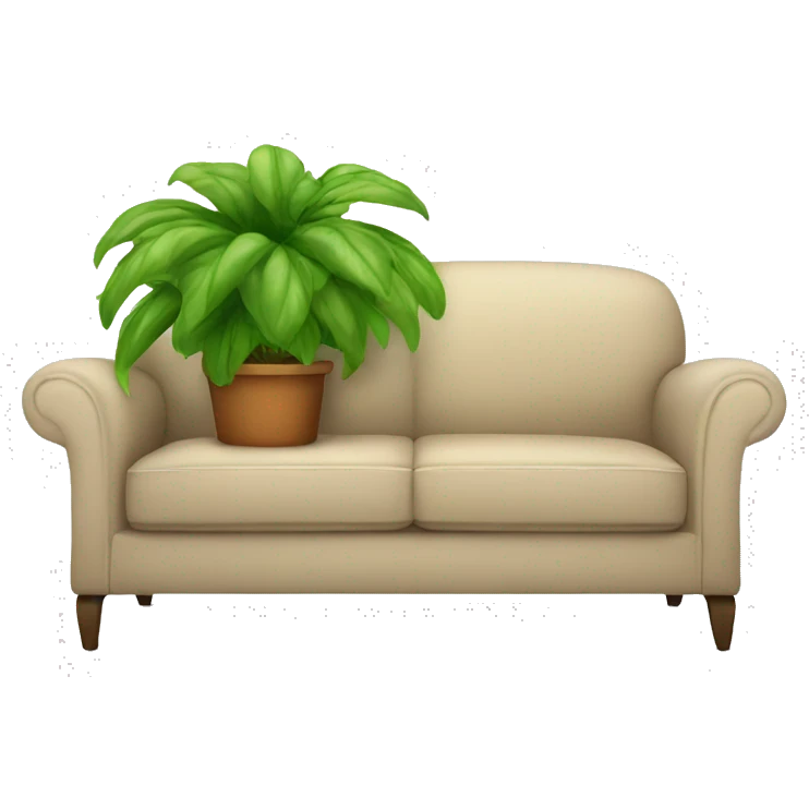 couch and plant emoji