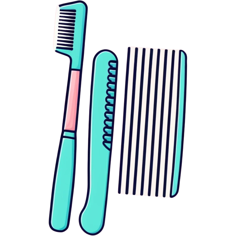 pastel pink comb emoji