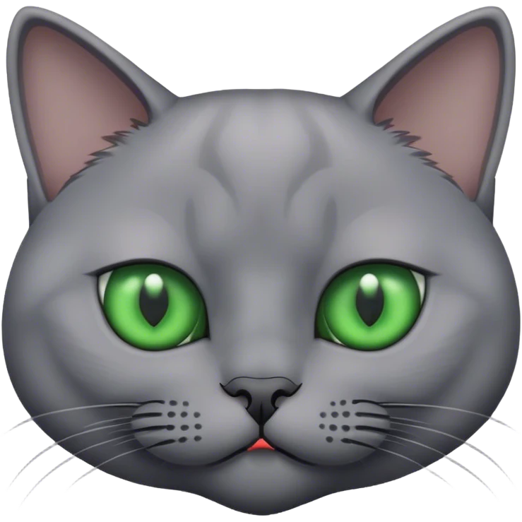 grey British cat emoji
