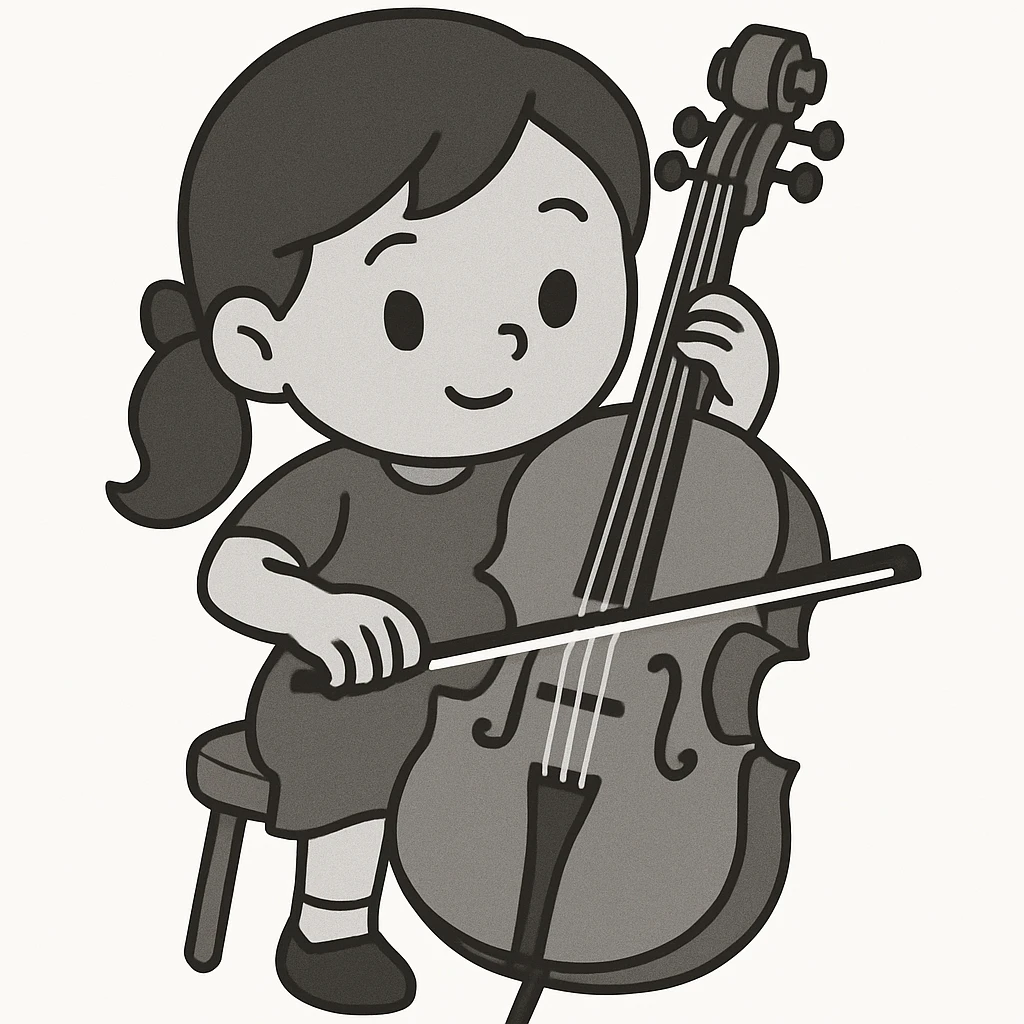 girl playing cello emoji