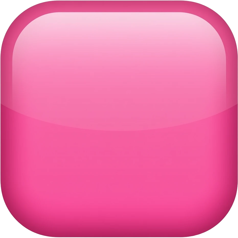 A square pink (but google emoji style) emoji