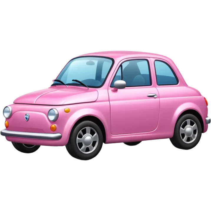 pink car emoji
