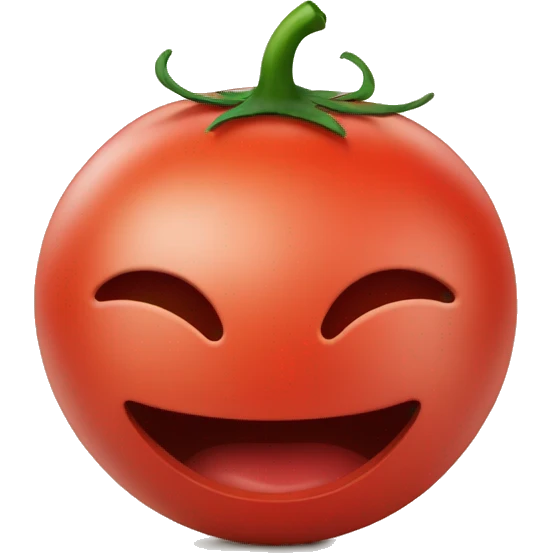 Smiley mit Tomaten emoji