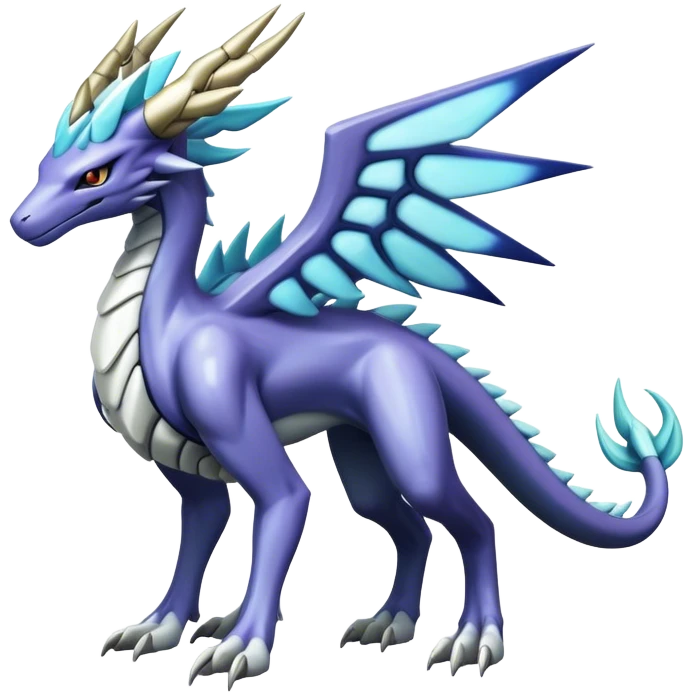  Cool Edgy Shiny Godly Ethereal Digimon-Suicune-Dialga-Reptile full body emoji