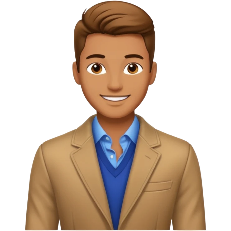 male fashion model emoji