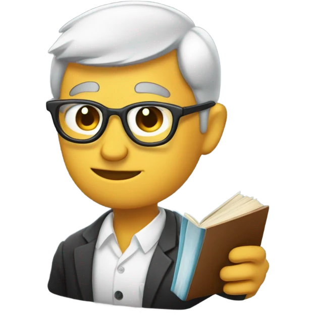 abogado sosteniendo un libro emoji