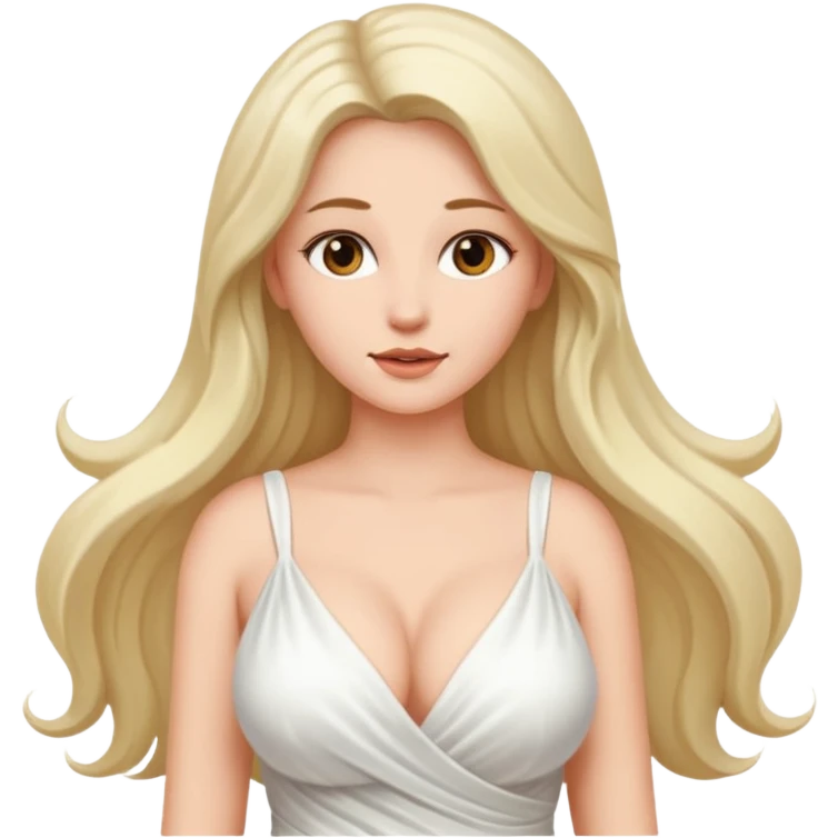 Draw a beautiful naked women with big naked boobs emoji